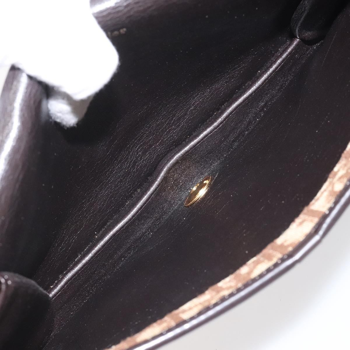 Christian Dior Vintage CD trotter Shoulder bag Canvas, BROWN, CANVAS, Shoulder bag