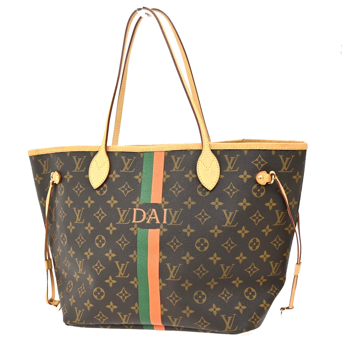Louis Vuitton Neverfull Tote My LV Heritage Monogram Canvas, BROWN, CANVAS, Tote bag