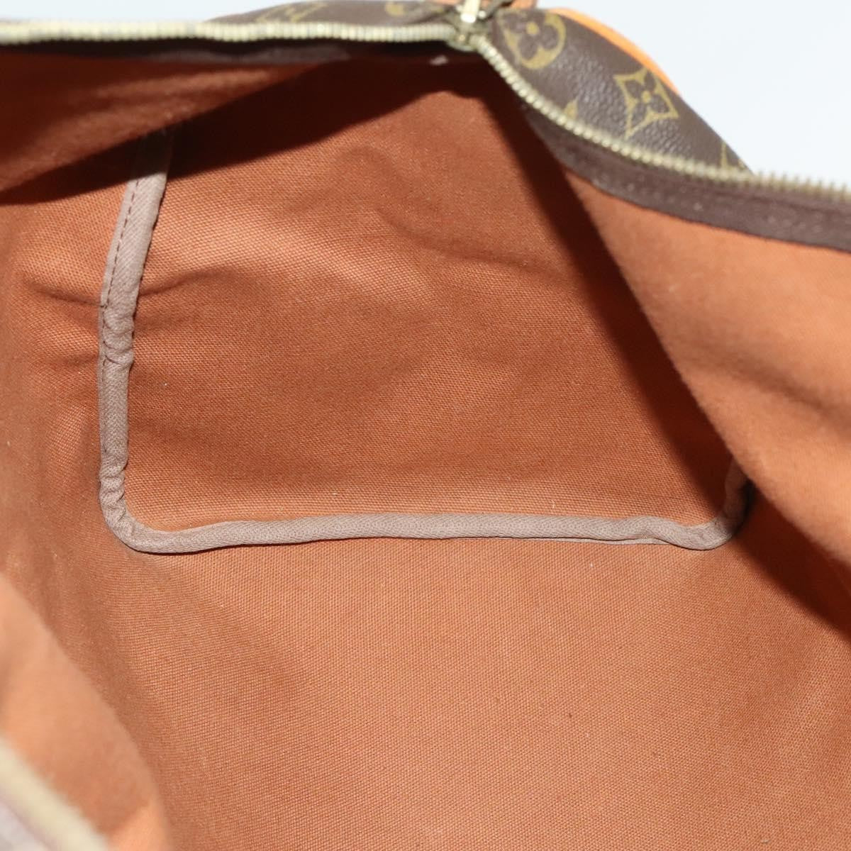 Louis Vuitton Keepall Bag Monogram Canvas, BROWN, CANVAS, Travel bag