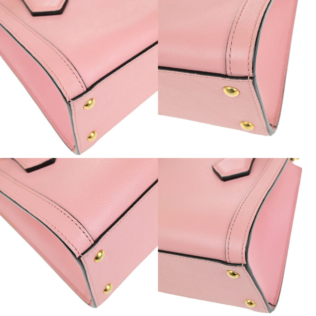 Gucci Diana NM Bamboo Handle Tote Leather, PINK, LEATHER, Tote bag