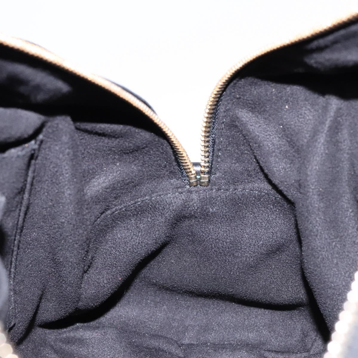 Salvatore Ferragamo Gancini handbag Leather, BLACK, LEATHER, Handbag