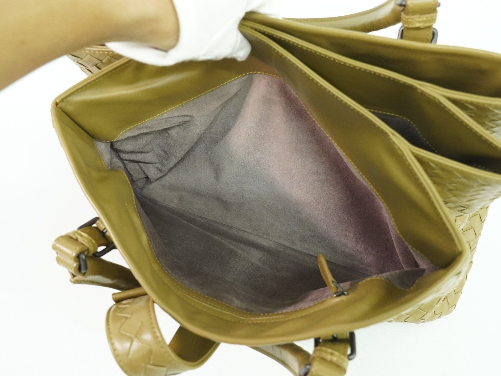 Bottega Veneta Roma Bag Intrecciato Nappa, BROWN, LEATHER, Tote bag