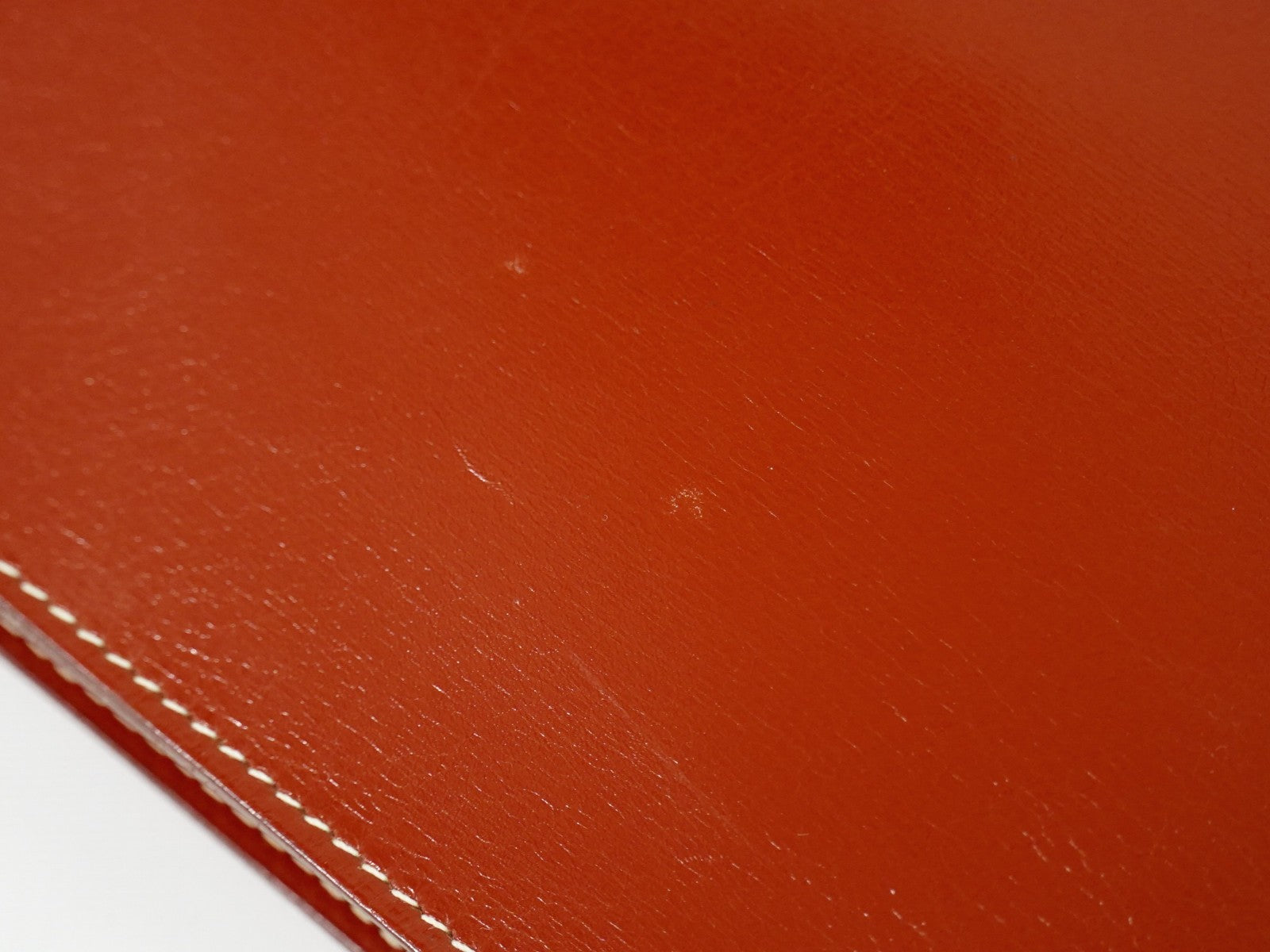 Hermes Onimaitou Pochette Box Calf, BROWN, LEATHER, Clutche & pouche