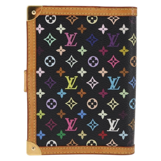 Louis Vuitton Agenda Cover Canvas Multicolor, BLACK, CANVAS, Toiletry Case