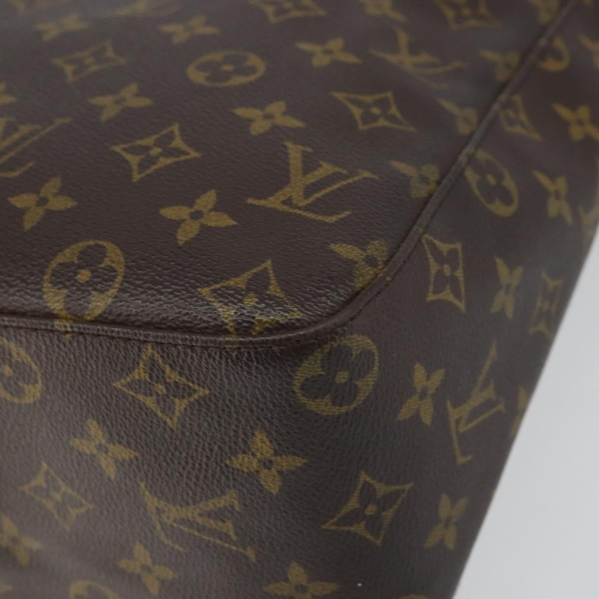 Louis Vuitton Looping Handbag Monogram Canvas, BROWN, CANVAS, Shoulder bag