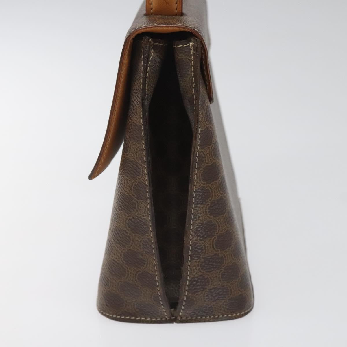 Celine Triomphe vintage handbag Macadam canvas, BROWN, CANVAS, Handbag