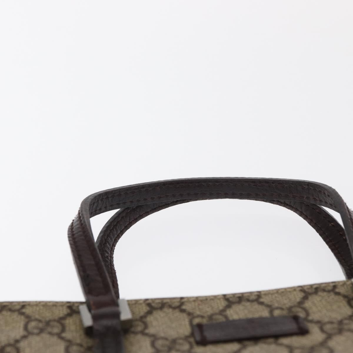 Gucci Vintage Handbag Canvas, BEIGE, PVC, Handbag