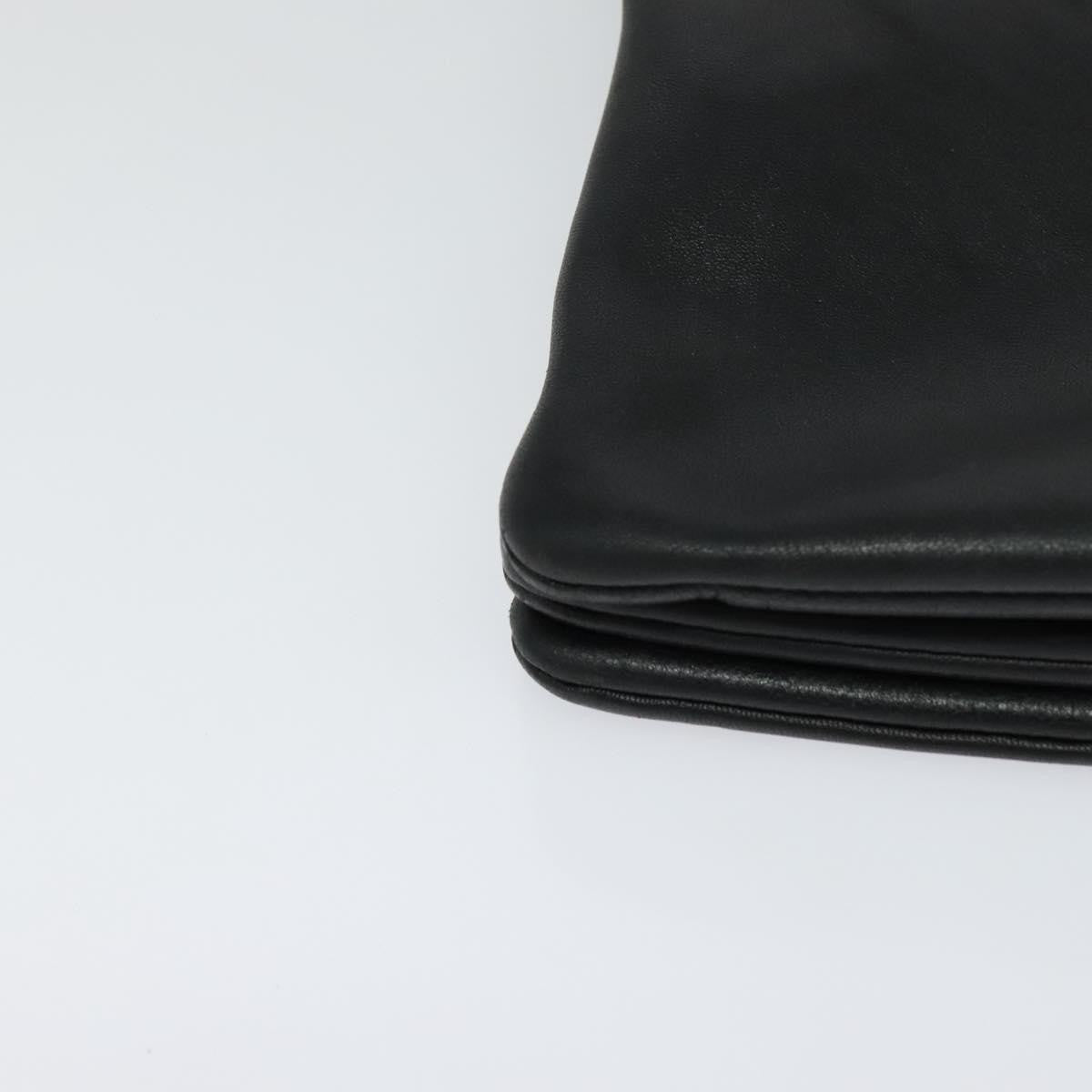 Celine Trio Crossbody Bag Leather, BLACK, LEATHER, Crossbody bag