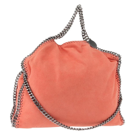 Stella McCartney Falabella Fold Over Crossbody Bag Suede, ORANGE, SUEDE, Crossbody bag