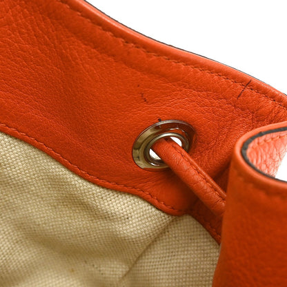 Gucci Bamboo Tassel Backpack Leather, ORANGE, LEATHER, Backpack