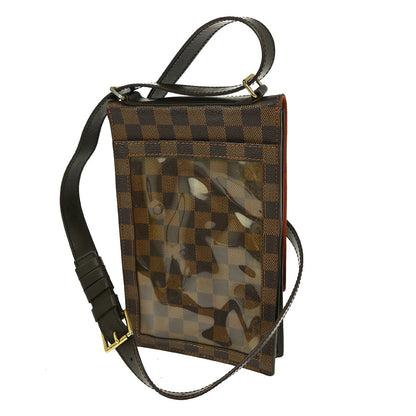 Louis Vuitton Portobello Messenger Damier, BROWN, CANVAS, Shoulder bag