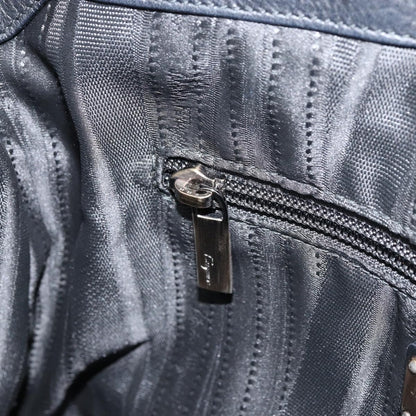 Salvatore Ferragamo Gancini handbag Leather, BLACK, LEATHER, Handbag