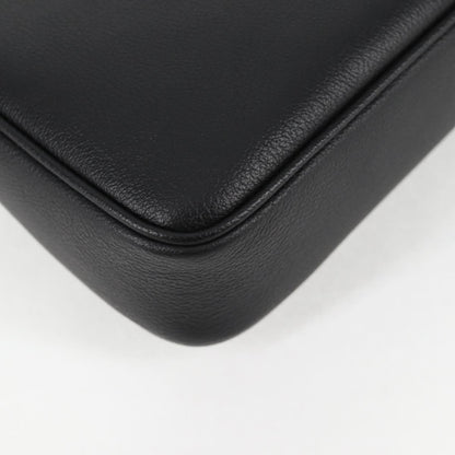 Versace Medusa Shoulder Bag Leather, BLACK, LEATHER, Shoulder bag