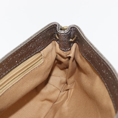 Salvatore Ferragamo Gancini Shoulder Bag Leather, SILVER, LEATHER, Shoulder bag