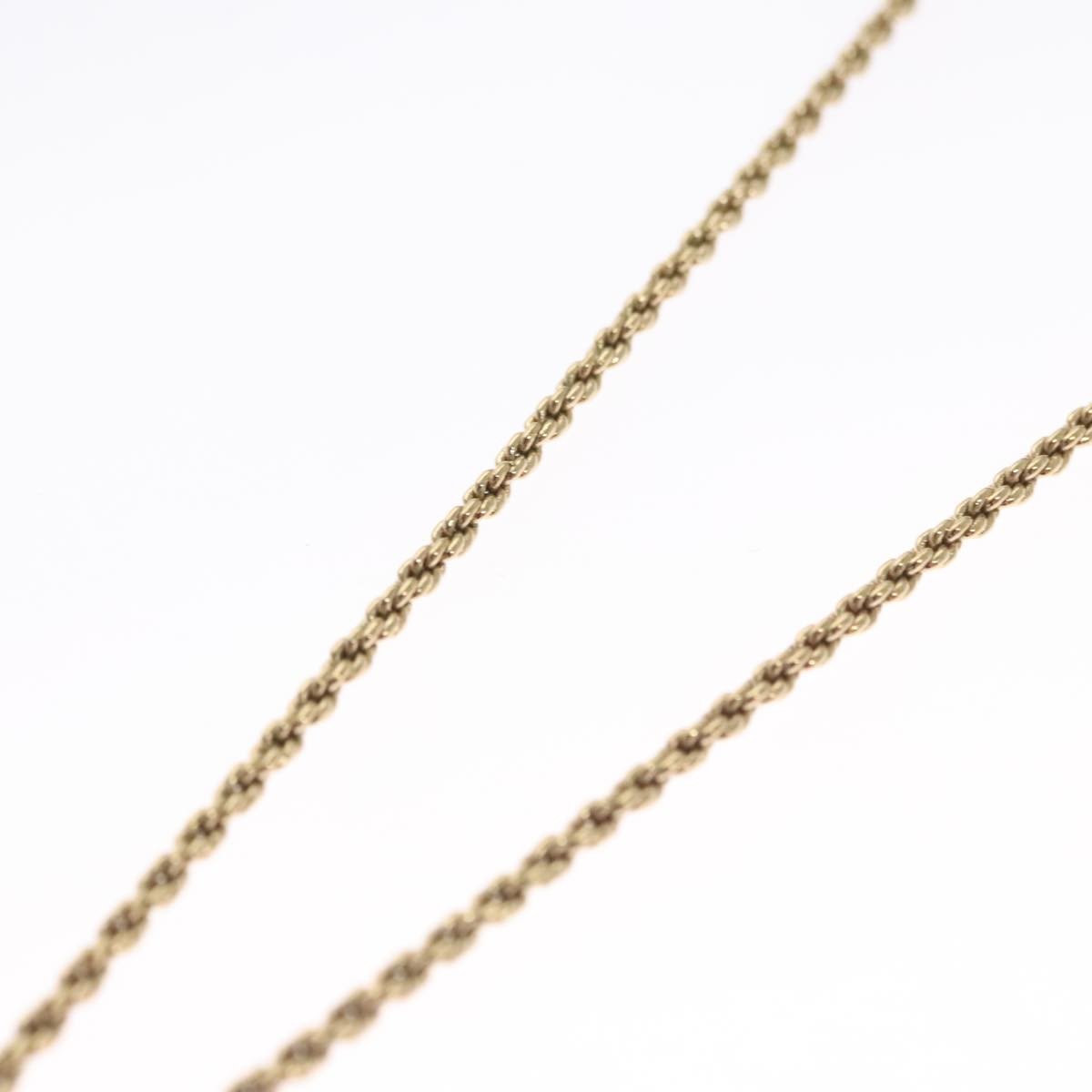 Christian Dior CD Pendant Necklace Metal, GOLD, METAL, Necklace