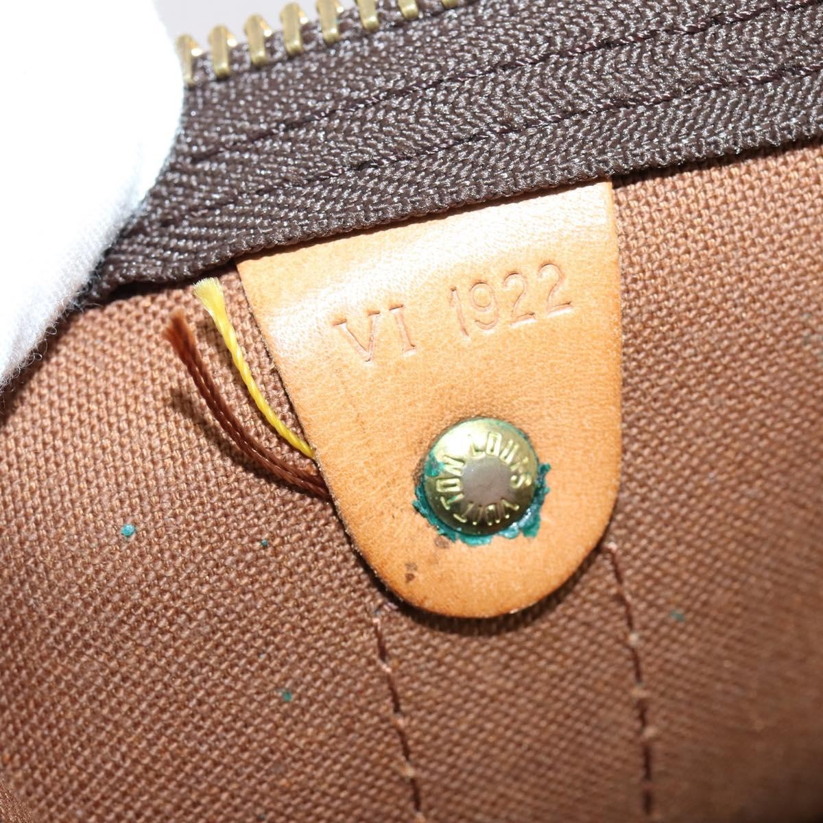 Louis Vuitton Keepall Bag Monogram Canvas, BROWN, CANVAS, Travel bag