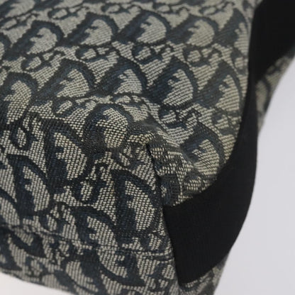 Christian Dior Vintage Trotter Messenger Bag Diorissimo Canvas, NAVY, CANVAS, Crossbody bag