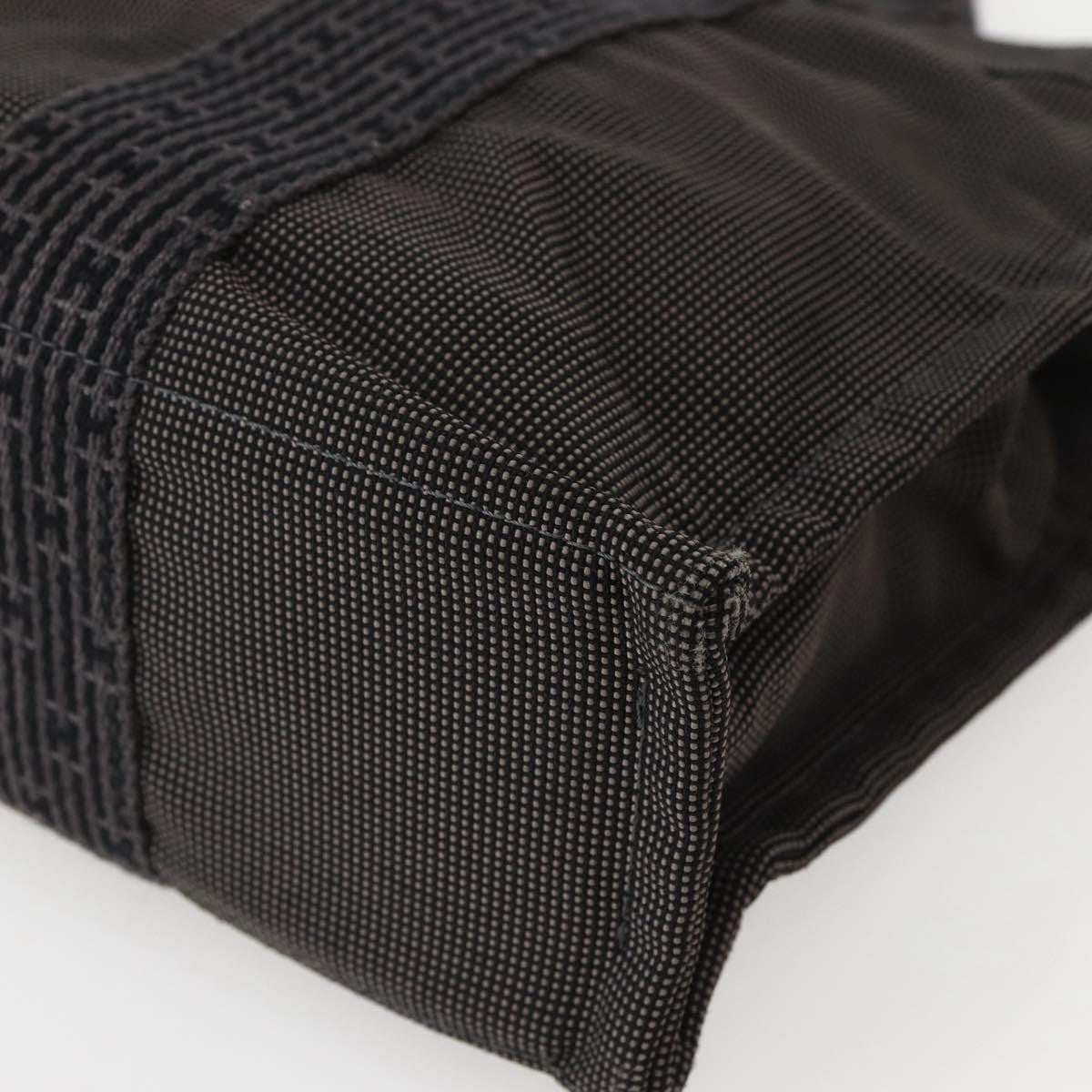 Hermes Fourre-tout Herline Fourre-tout Herline, GRAY, CANVAS, Tote bag