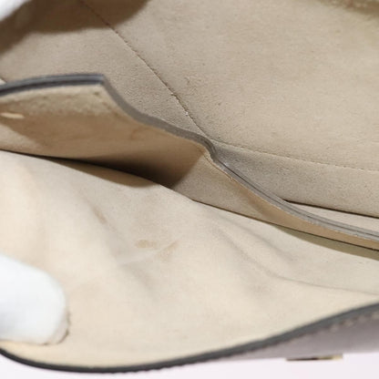 Chloe Faye Shoulder Bag Leather and Suede, GRAY, SUEDE, Shoulder bag