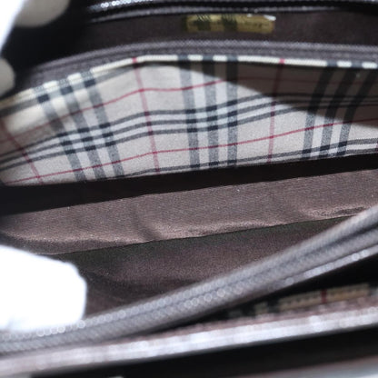 Burberry Vintage Handbag Leather, BROWN, LEATHER, Handbag