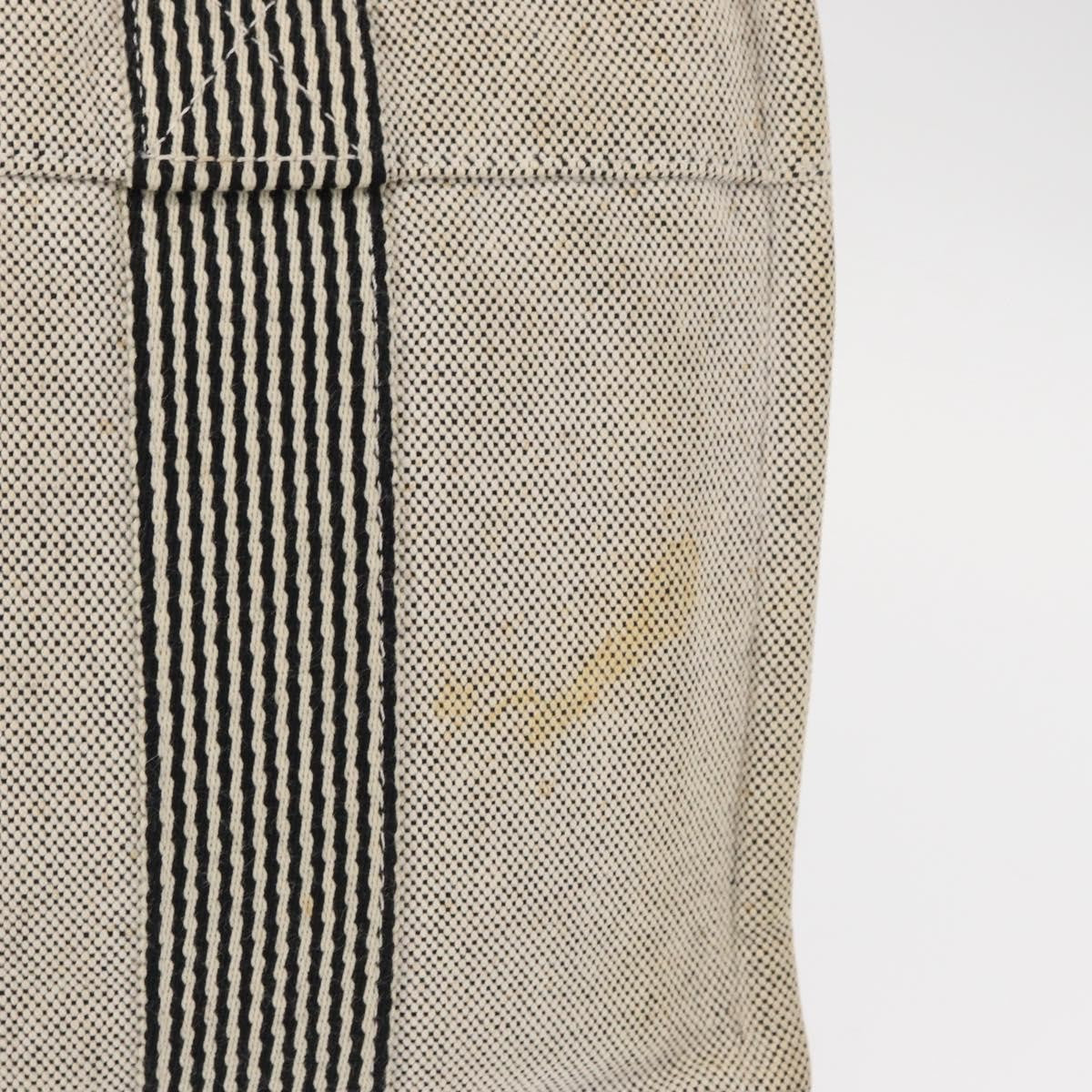 Hermes Fourre Tout Tote Canvas, GRAY, CANVAS, Tote bag