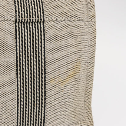 Hermes Fourre Tout Tote Canvas, GRAY, CANVAS, Tote bag
