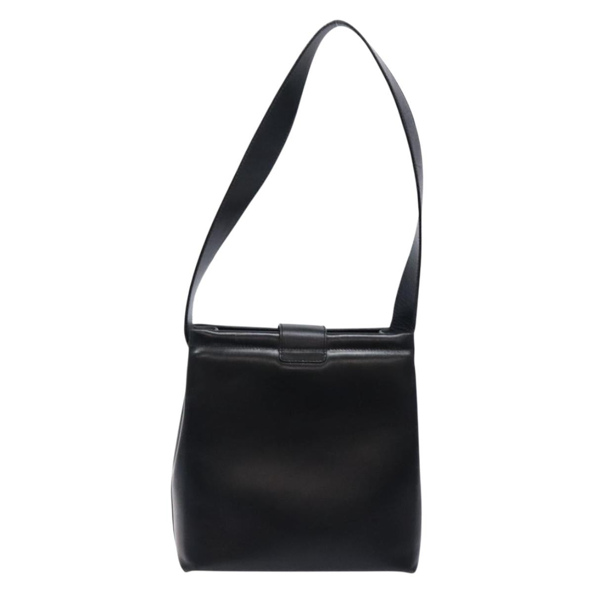 Salvatore Ferragamo Vala Shoulder Bag Leather, NAVY, LEATHER, Shoulder bag