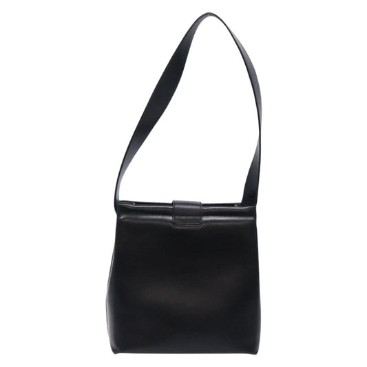 Salvatore Ferragamo Vala Shoulder Bag Leather, NAVY, LEATHER, Shoulder bag