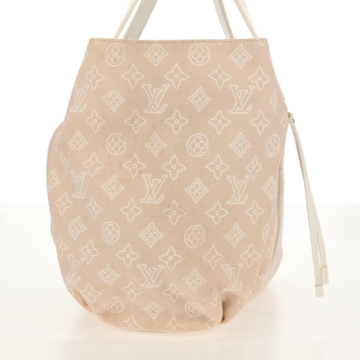 Louis Vuitton Cabas Ipanema Canvas, BEIGE, CANVAS, Tote bag