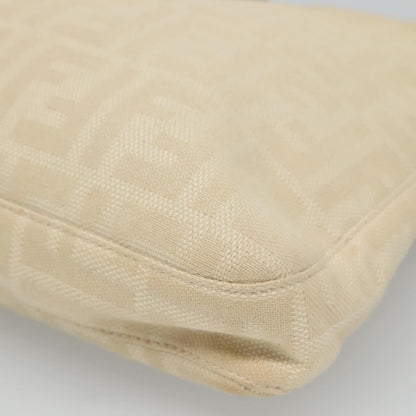 Fendi Vintage FF Belted Hobo Canvas, BEIGE, CANVAS, Shoulder bag