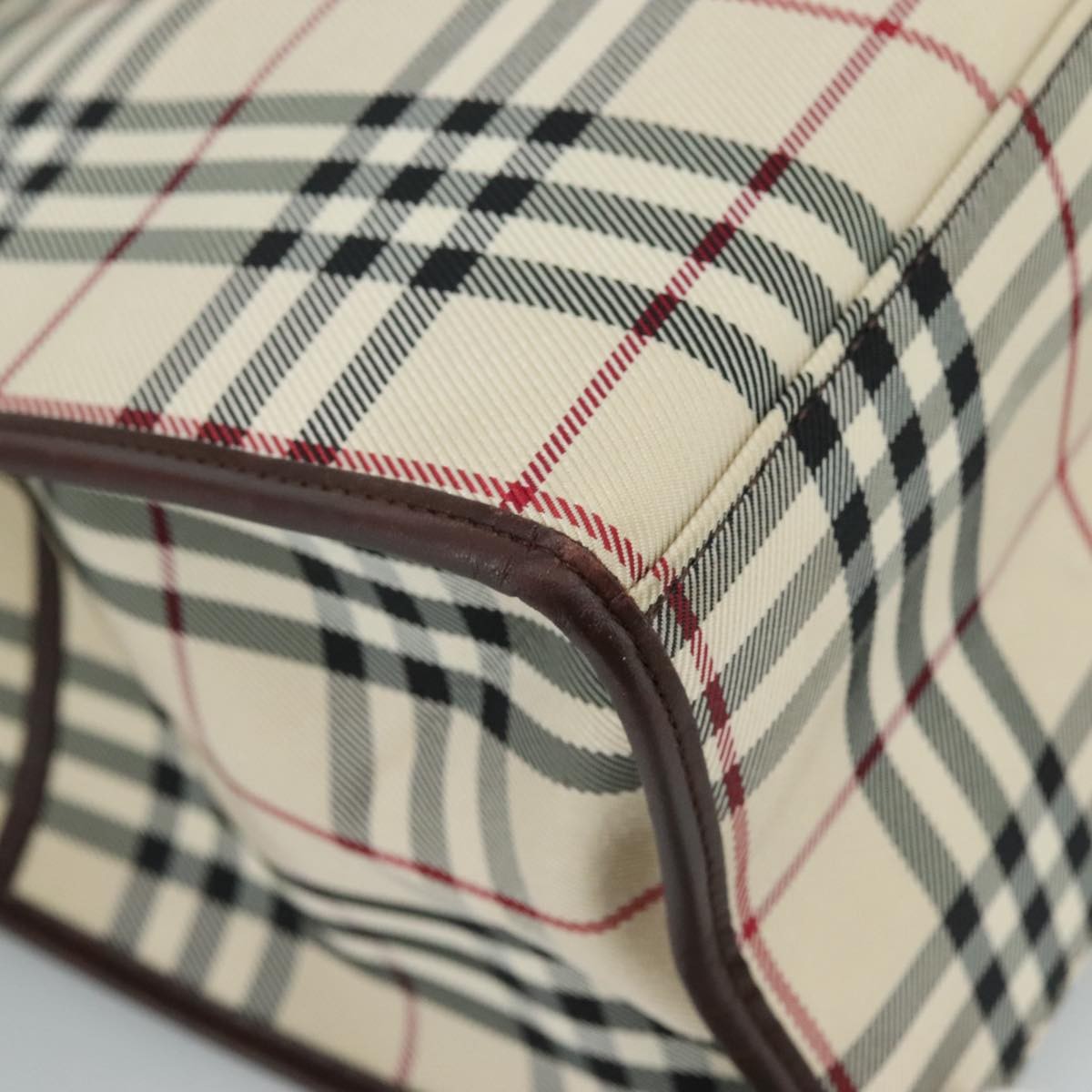 Burberry Top Handle Tote Nova Check Canvas, BEIGE, CANVAS, Tote bag