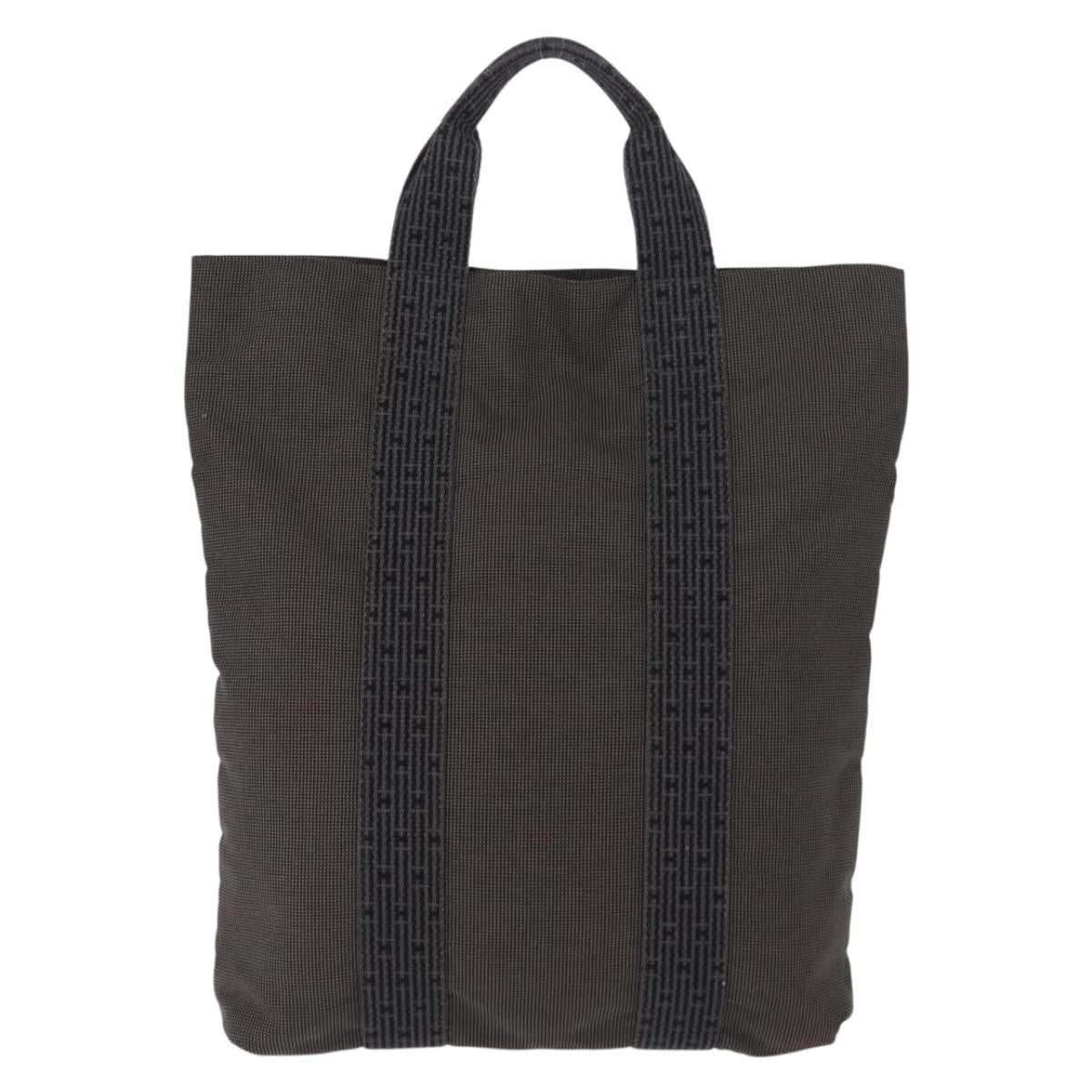 Hermes Fourre-tout Herline Fourre-tout Herline, GRAY, CANVAS, Tote bag