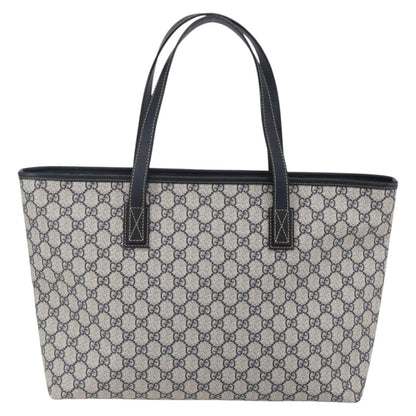 Gucci Open Tote GG Canvas, NAVY, CANVAS, Tote bag