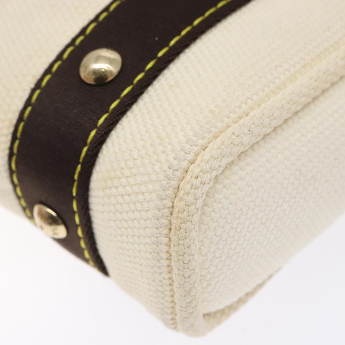 Louis Vuitton Antigua Tote Canvas, WHITE, CANVAS, Tote bag