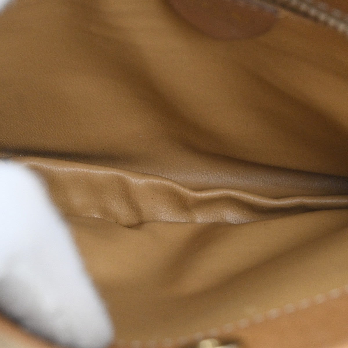 Celine Vintage Macadam Shoulder Bag Canvas and Leather, BROWN, CANVAS, Shoulder bag