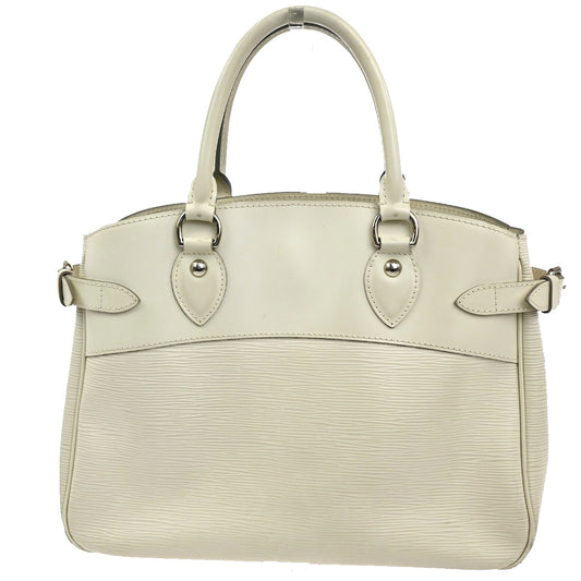 Louis Vuitton Passy Tote Epi Leather, ECRU, LEATHER, Handbag