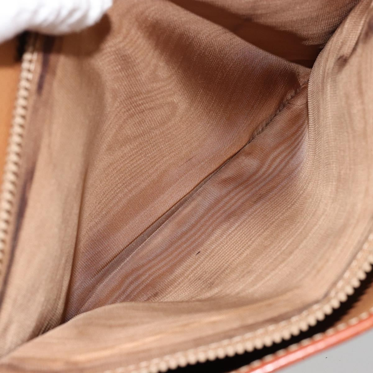 Celine Vintage Macadam Tote bag Canvas and Leather, Brown, Canvas, Tote Bag