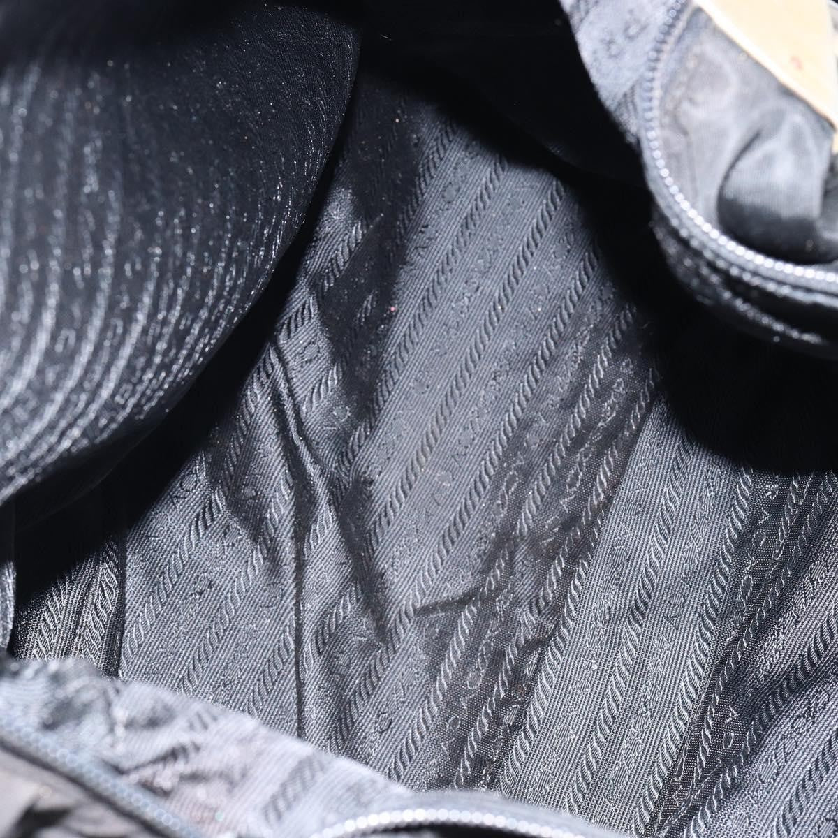 Prada Vintage Shoulder Bag Tessuto, BLACK, NYLON, Shoulder bag