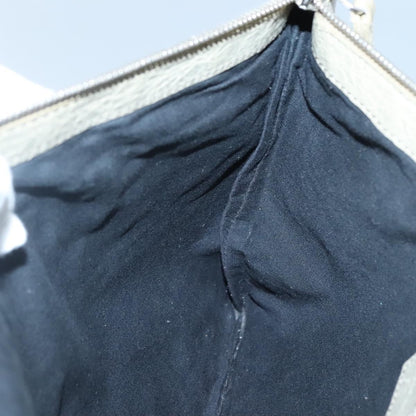 Balenciaga Classic City Clip Pouch Leather, BEIGE, LEATHER, Clutche & pouche