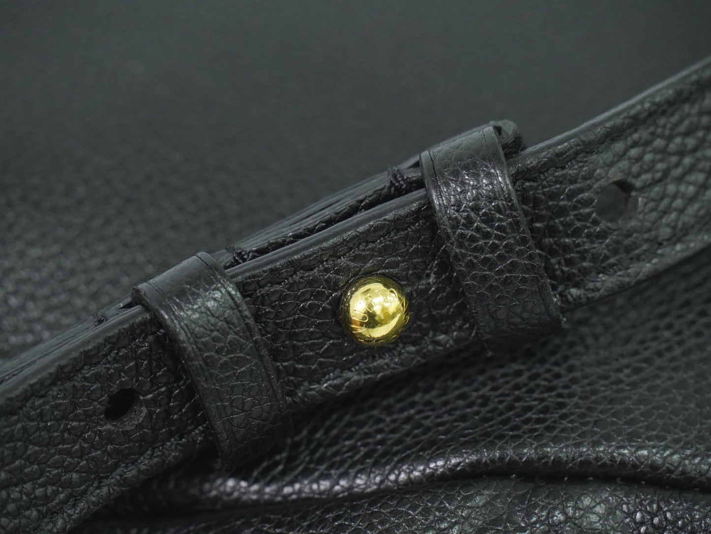 Louis Vuitton Sorbonne Backpack Monogram Empreinte Leather, BLACK, LEATHER, Backpack