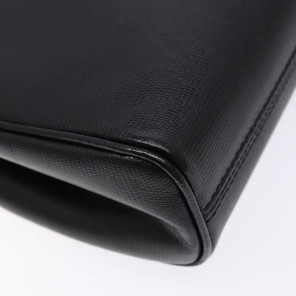 Celine Vintage Circle Logo Crossbody Bag Leather, BLACK, LEATHER, Crossbody bag