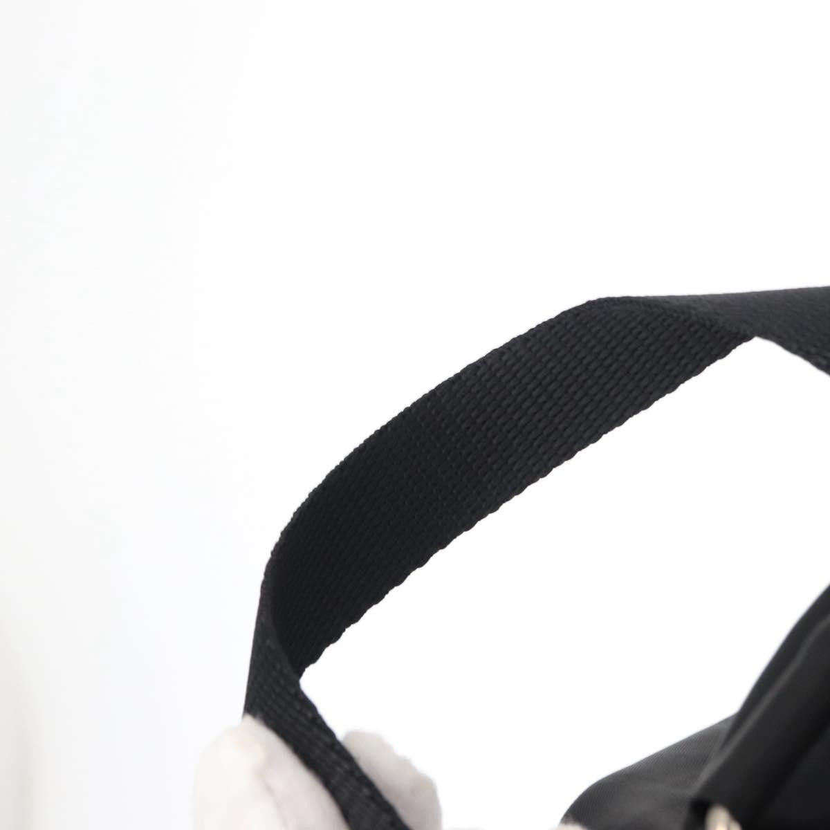 Prada Double Front Pocket Backpack Tessuto, BLACK, NYLON, Backpack