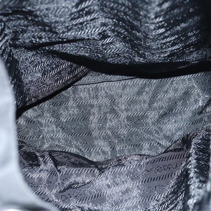 Prada Double Front Pocket Backpack Tessuto, BLACK, NYLON, Backpack