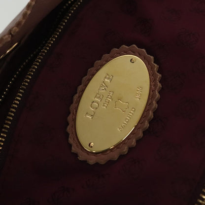 Loewe Anagram Logo Nappa Aire Hand Bag Leather, PINK, LEATHER, Handbag