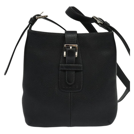 Loewe Vintage Shoulder Bag Leather, BLACK, LEATHER, Shoulder bag