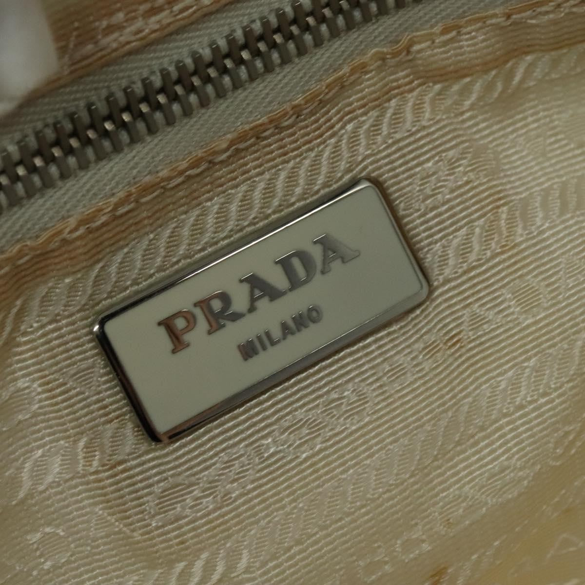 Prada Convertible Zip Tote (Outlet) Nylon, BEIGE, NYLON, Tote bag