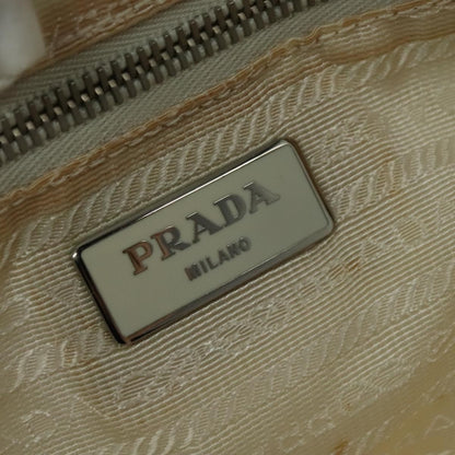 Prada Convertible Zip Tote (Outlet) Nylon, BEIGE, NYLON, Tote bag