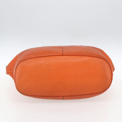 Givenchy Nightingale Satchel Leather, ORANGE, LEATHER, Handbag