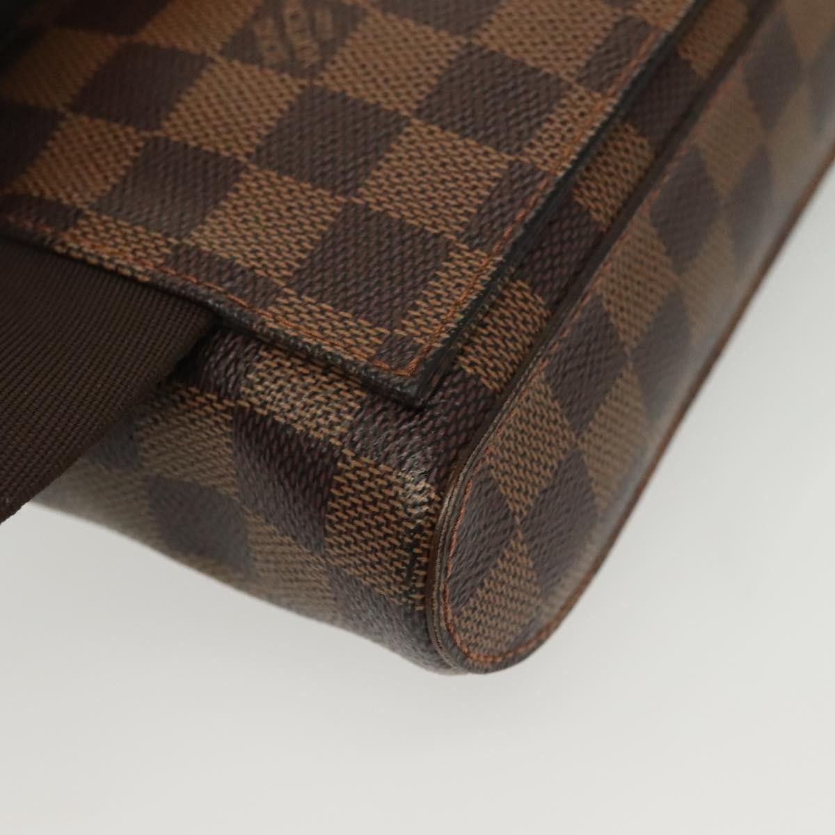 Louis Vuitton Geronimos Waist Bag Damier, BROWN, CANVAS, Shoulder bag