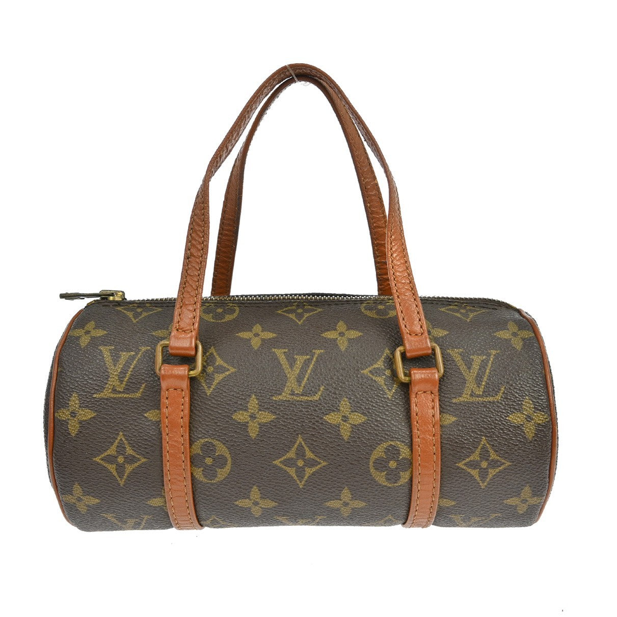 Louis Vuitton Papillon Handbag Monogram Canvas, Brown, Canvas, Handbag